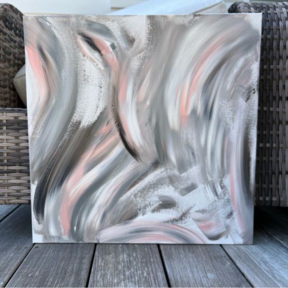 Original Acrylic painting - Ballet Slippers - Picture 1 of 7